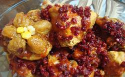 خورشت آلوچه و مرغ